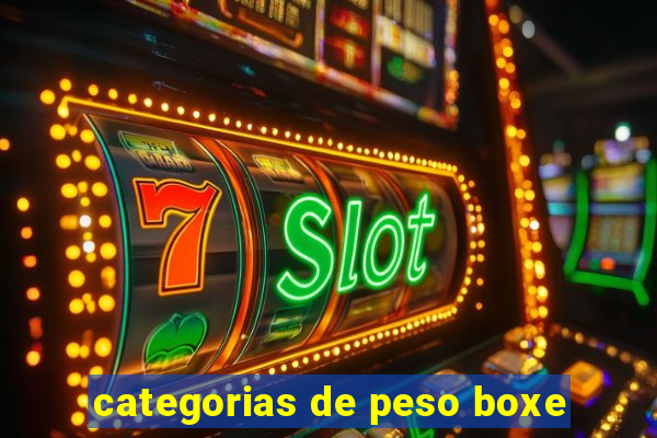 categorias de peso boxe